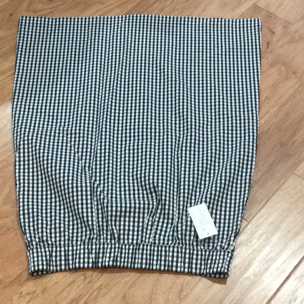 Gingham Black and White Skirt - Picture 4 of 6